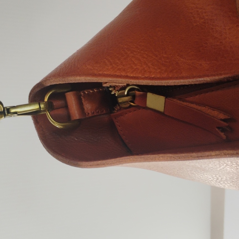 Madewell Brown Tote with Leopard Strap - Picture 12 of 12